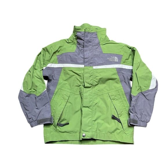 The North Face Green and Gray Boys Shell Jacket Size Small - Picture 1 of 9